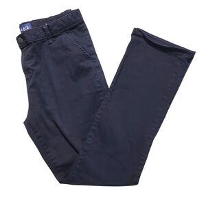 Children's Place Girl's Black Straight Leg Uniform Pants